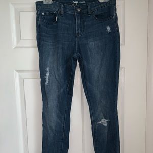Gap size 4 distressed skinny jeans